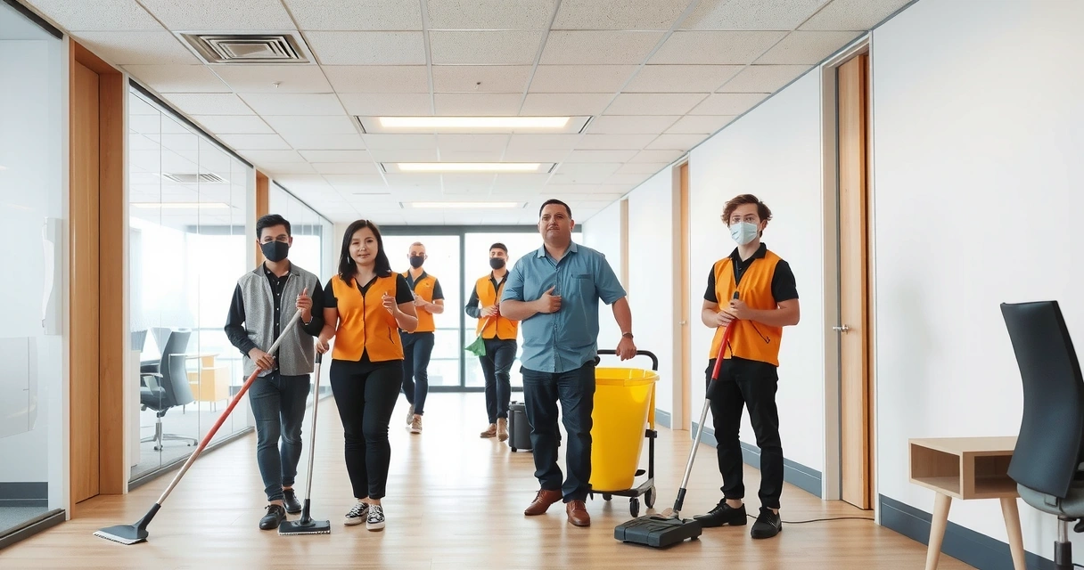 CleanSnap professional cleaning team in action