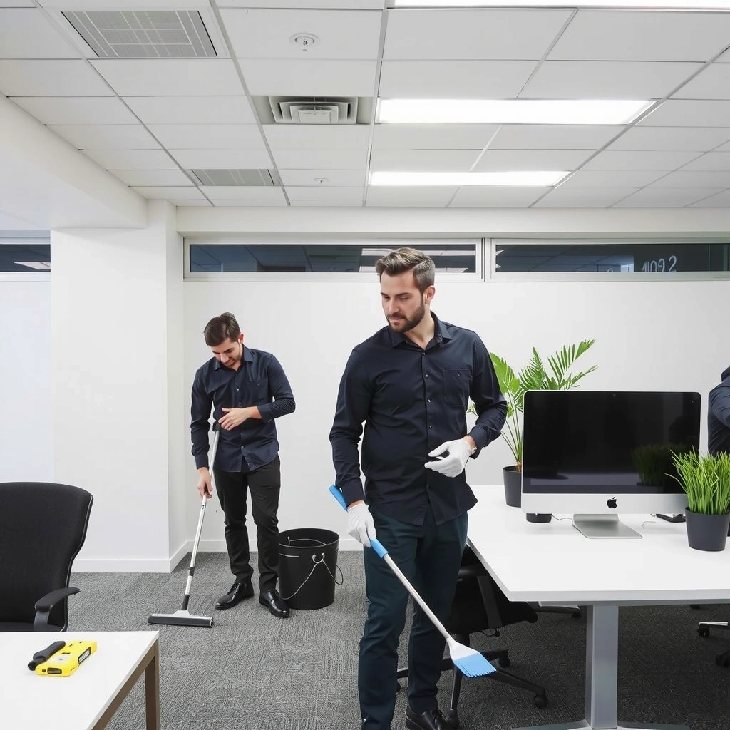 Commercial office cleaning service